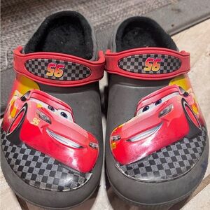 CROCS Red and Black Cars Clogs for Kids